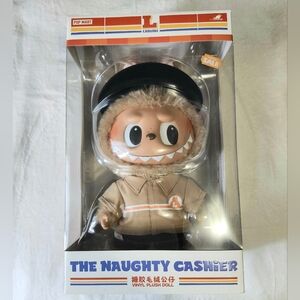 POP MART THE MONSTERS [EXCLUSIVE] Naughty Cashier Vinyl Plush Doll 💸